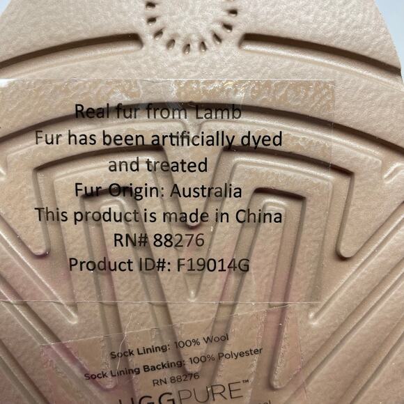 UGG Size 7 Shiny Classic Mini Zip Cancer Awareness Chestnut Boots NEW IN BOX - Picture 9 of 16